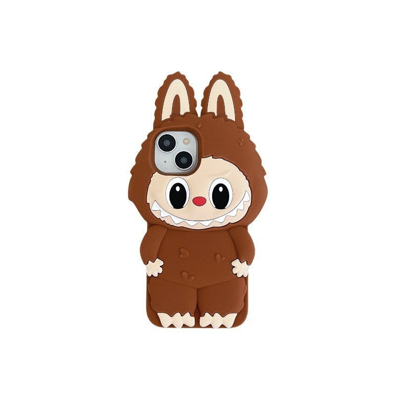 Bunny Hug Labubu Silicone Phone Case