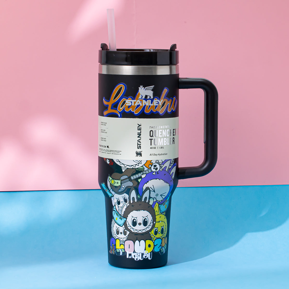 Stanley x Labubu Black Soul Rebellion Quencher H2O Tumbler [Limited Edition]