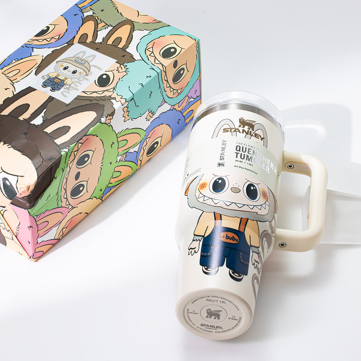 Stanley x Labubu Farm Adventure White Quencher H2O Tumbler [Limited Edition]