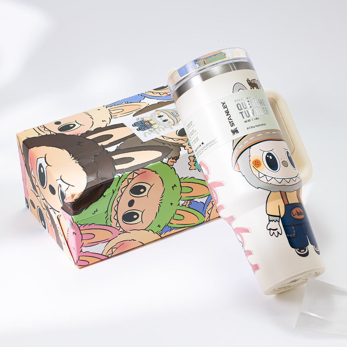 Stanley x Labubu Farm Adventure White Quencher H2O Tumbler [Limited Edition]